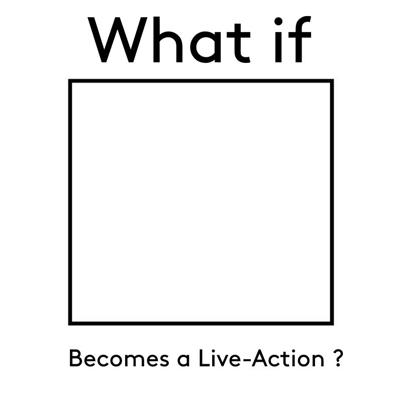 High Quality what if blank becomes a live action ? Blank Meme Template