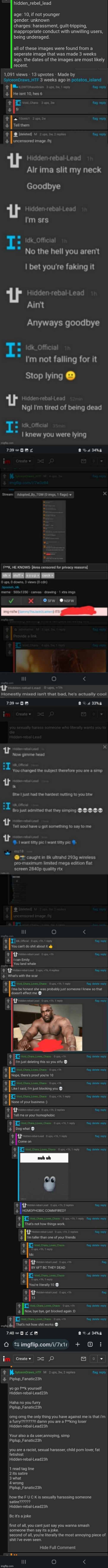 also, hidden_rebel_lead is possibly underaged and harassed multiple people. ight, i'm sleeping niw | made w/ Imgflip meme maker