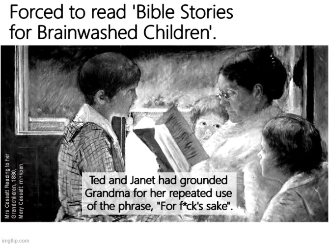 Let Children Make Up Their Own Minds | image tagged in atheist,atheism,religion,christian,muslim,judaism | made w/ Imgflip meme maker