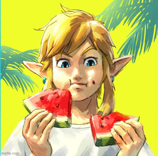 Link watermelon | image tagged in link watermelon | made w/ Imgflip meme maker