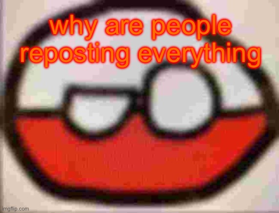 repsot | why are people reposting everything | image tagged in puolen | made w/ Imgflip meme maker