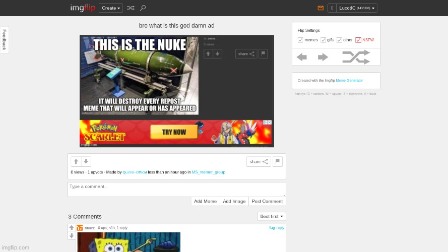 bro what is this gosh dang post | made w/ Imgflip meme maker