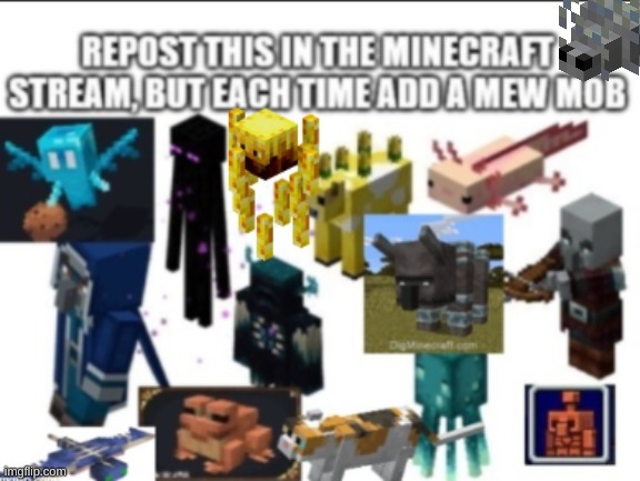 Look in the top right | image tagged in minecraft,silverfish,repost | made w/ Imgflip meme maker