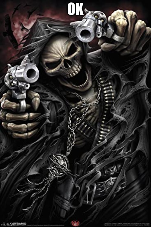 Cool Skeleton | OK | image tagged in cool skeleton | made w/ Imgflip meme maker
