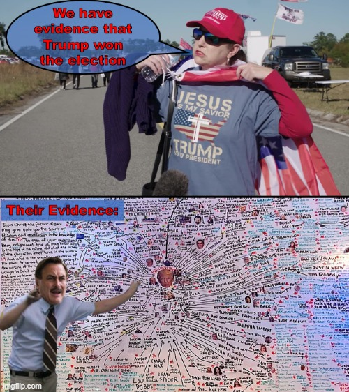 trump's election fraud evidence Blank Meme Template