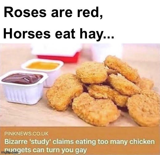 No way | image tagged in chicken nuggets | made w/ Imgflip meme maker