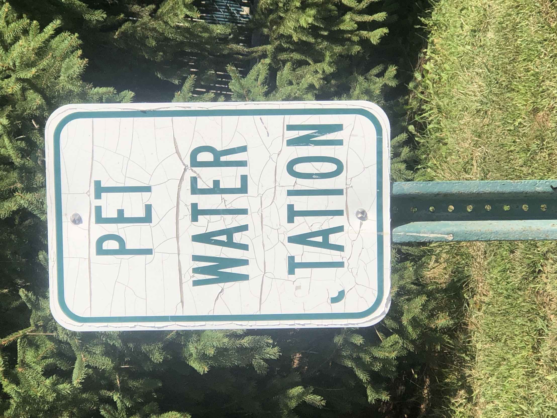 Pet water sign fail Blank Meme Template