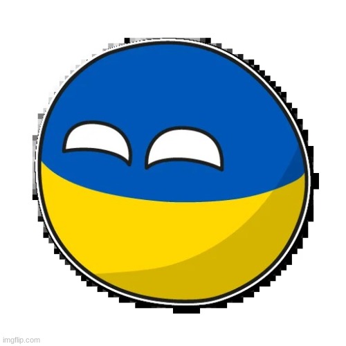 Ukraine ball | image tagged in ukraine ball | made w/ Imgflip meme maker
