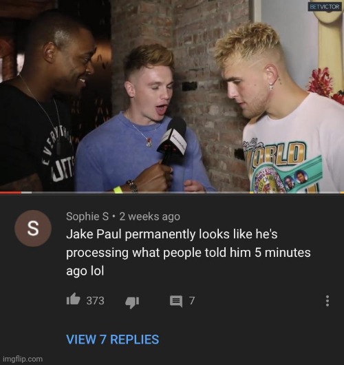 Real | image tagged in insults,rare,jake paul | made w/ Imgflip meme maker