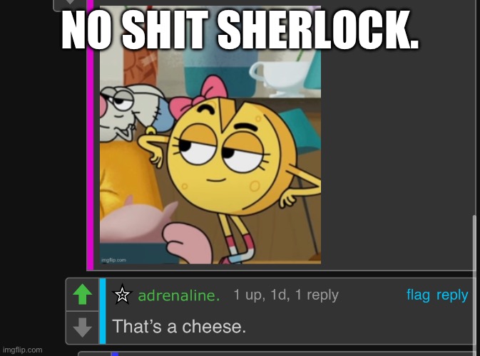 No shit | NO SHIT SHERLOCK. | made w/ Imgflip meme maker