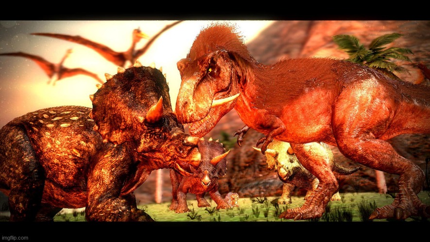 A classic battle (Gmod poster by TREX096) | made w/ Imgflip meme maker