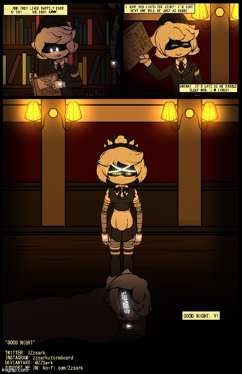 Good Night, N (Art by ZZSark) | made w/ Imgflip meme maker