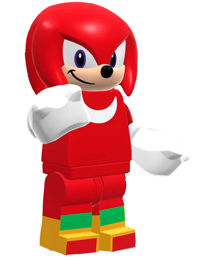 High Quality Knuckles The Echinda (Lego) Blank Meme Template