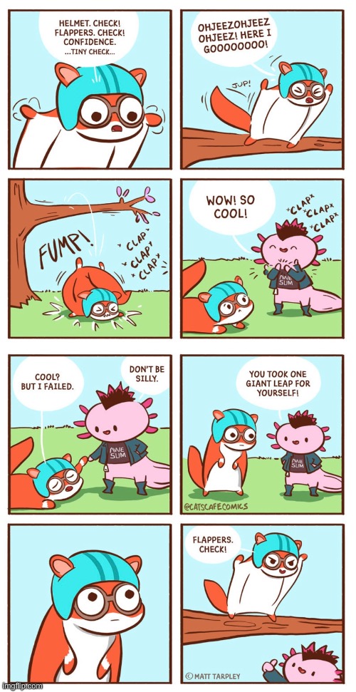 Confidence | image tagged in squirrel,axolotl | made w/ Imgflip meme maker