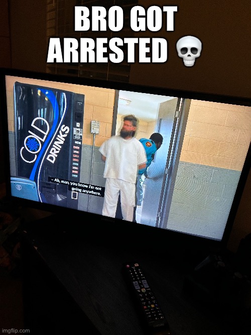 How long do you think he should be in jail | BRO GOT ARRESTED 💀 | image tagged in cheese,jail,cheesy,memes,arrested | made w/ Imgflip meme maker
