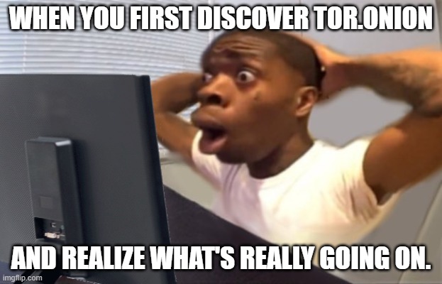 My Honest Reaction | WHEN YOU FIRST DISCOVER TOR.ONION; AND REALIZE WHAT'S REALLY GOING ON. | image tagged in my honest reaction,memes | made w/ Imgflip meme maker
