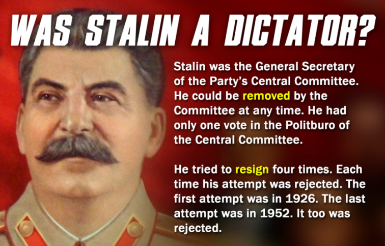 Stalin isnt a dictator Blank Meme Template