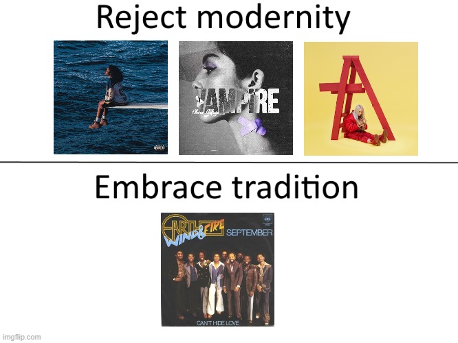 I'm getting downvoted but idgaf | image tagged in reject modernity embrace tradition | made w/ Imgflip meme maker