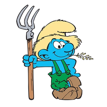 High Quality Farmer Smurf | Smurfs Wiki | Fandom Blank Meme Template