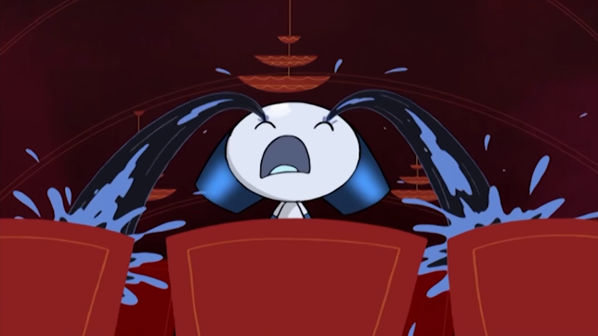 High Quality Robotboy Out of Oil Crying Blank Meme Template