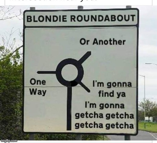 Blondie | image tagged in dad joke | made w/ Imgflip meme maker