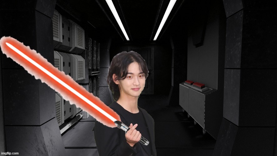 Jang Dong-Yoon as a Sith Hunting a Jedi | image tagged in photoshop,star wars,jang dong yoon,sith | made w/ Imgflip meme maker