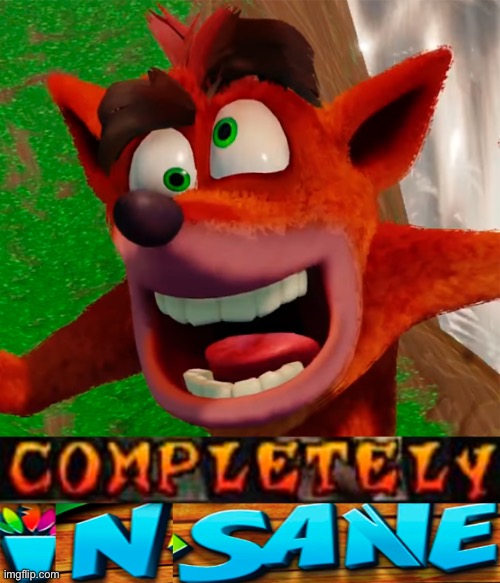 image tagged in crash bandicoot,expand dong | made w/ Imgflip meme maker