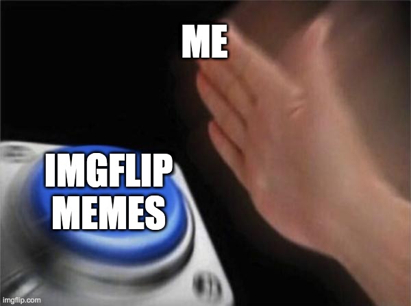 Blank Nut Button Meme | ME; IMGFLIP MEMES | image tagged in memes,blank nut button | made w/ Imgflip meme maker