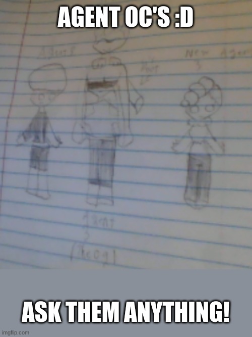 I re-drew an image from almost a year ago (And made a few changes) | AGENT OC'S :D; ASK THEM ANYTHING! | made w/ Imgflip meme maker