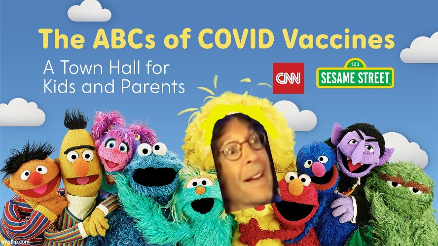 Howard the peilcan wants you to get vaccinated | image tagged in howard stern,covid vaccine,sesame street | made w/ Imgflip meme maker