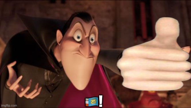 Hotel Transylvania Dracula pointing meme | ??! | image tagged in hotel transylvania dracula pointing meme | made w/ Imgflip meme maker