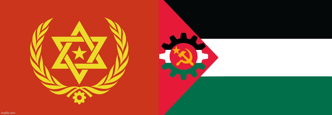 Socialist/Communist Israel-Palestine Union Blank Meme Template