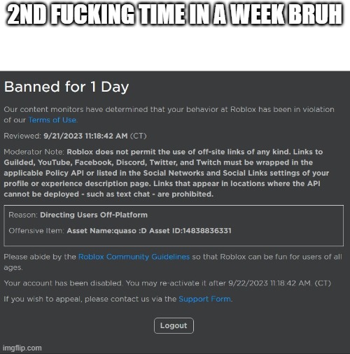 2ND FUСKING TIME IN A WEEK BRUH | made w/ Imgflip meme maker