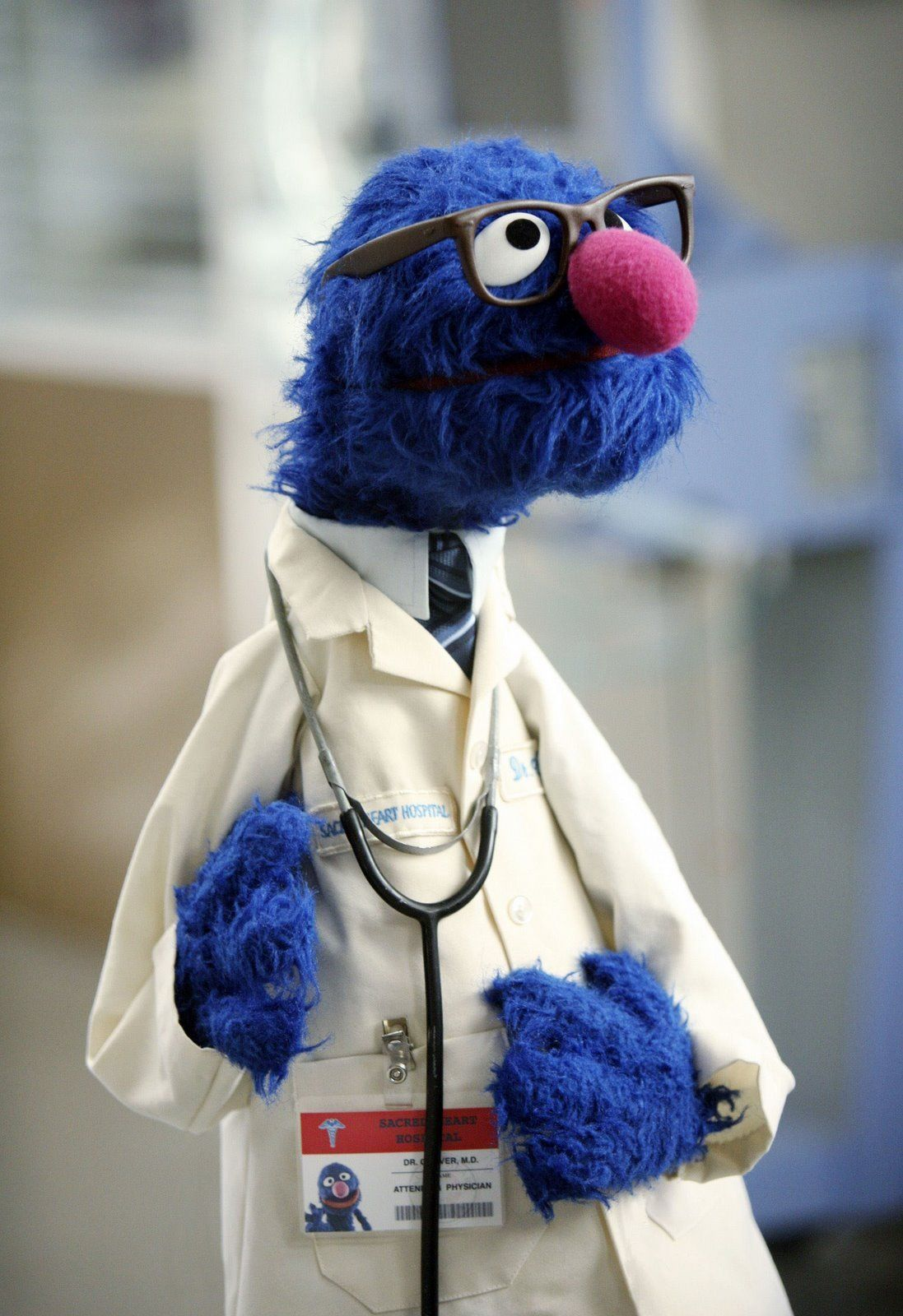 High Quality Doctor Grover Blank Meme Template