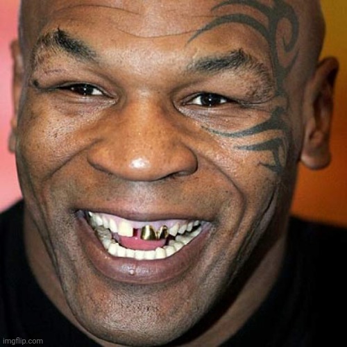 image tagged in mike tyson laff | made w/ Imgflip meme maker