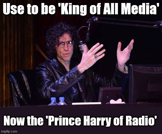 Clown is Proud of Being 'Woke' | Use to be 'King of All Media'; Now the 'Prince Harry of Radio' | image tagged in howard stern will get it,woke,liberal hypocrisy | made w/ Imgflip meme maker