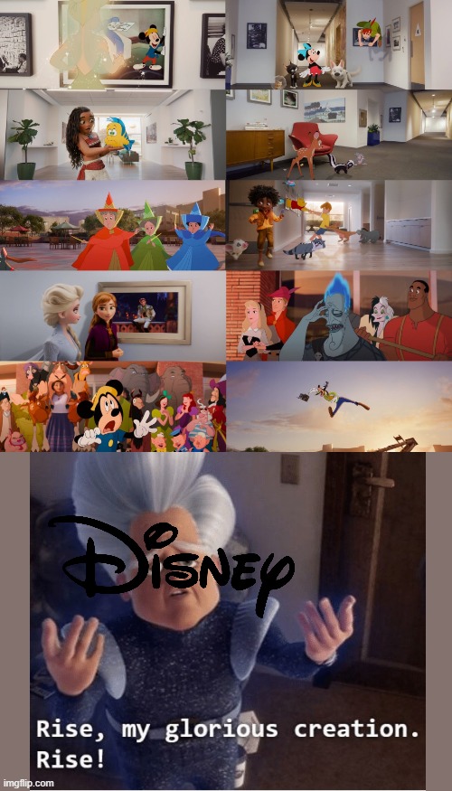Disney isn't going to woke, it's a creation | image tagged in disney,funny memes,memes | made w/ Imgflip meme maker