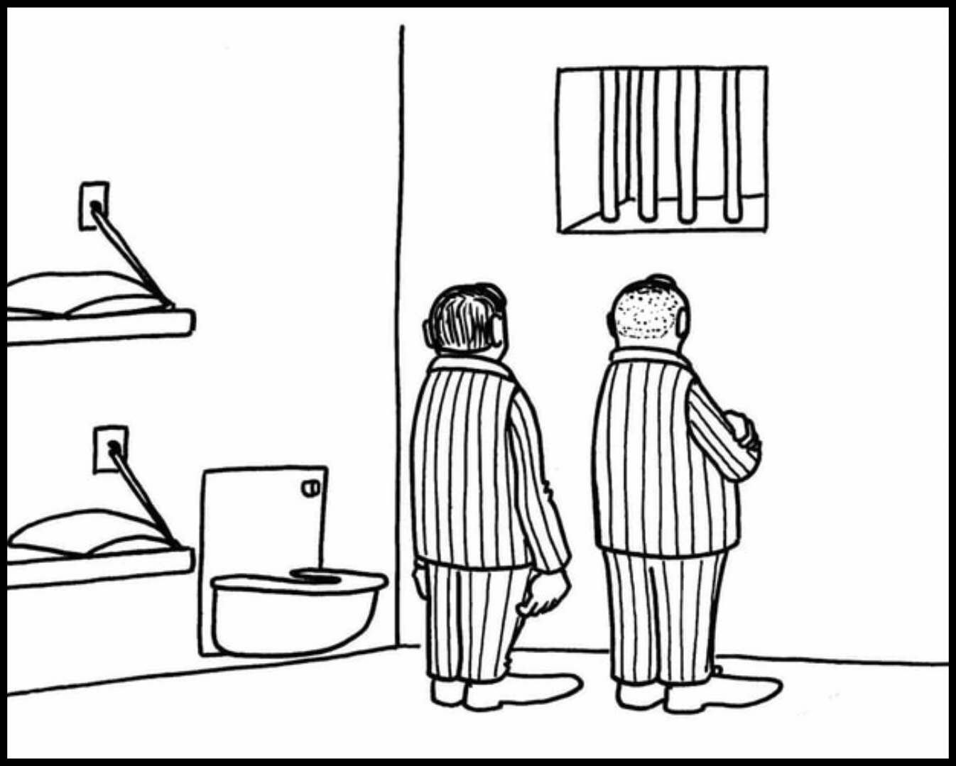 High Quality Prison cell Blank Meme Template