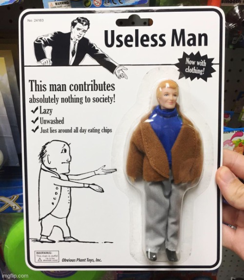 Useless man | image tagged in useless man | made w/ Imgflip meme maker