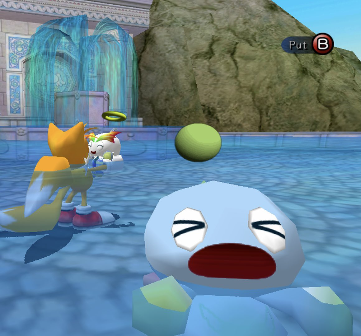 chao drowning Blank Meme Template