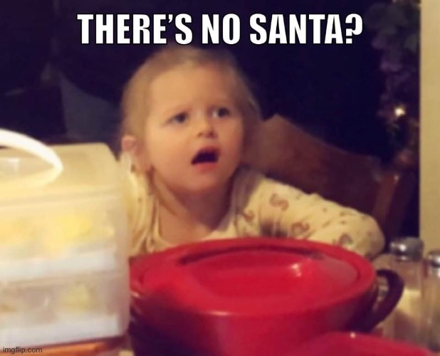No Santa | image tagged in funny,lol,memes,kids | made w/ Imgflip meme maker