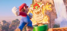 High Quality Mario Punching Blank Meme Template