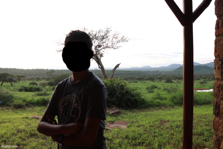 11yo me in Tsavo, Kenya. | image tagged in pics,safari,kenya,me | made w/ Imgflip meme maker