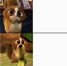 Weird chipmunk Blank Meme Template