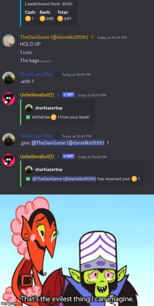 I do some trolling | image tagged in the most evil thing i can imagine | made w/ Imgflip meme maker