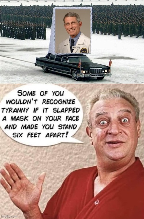 All of you who still support Fauci say, "Sieg Heil!" | image tagged in vince vance,memes,rodney dangerfield,dr fauci,covid,mandates | made w/ Imgflip meme maker