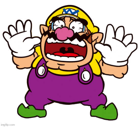 Wario Scared | image tagged in wario scared | made w/ Imgflip meme maker