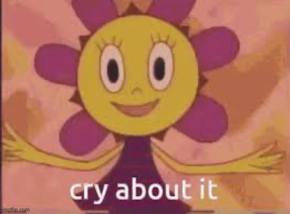 Sunny cry about it | image tagged in sunny cry about it | made w/ Imgflip meme maker
