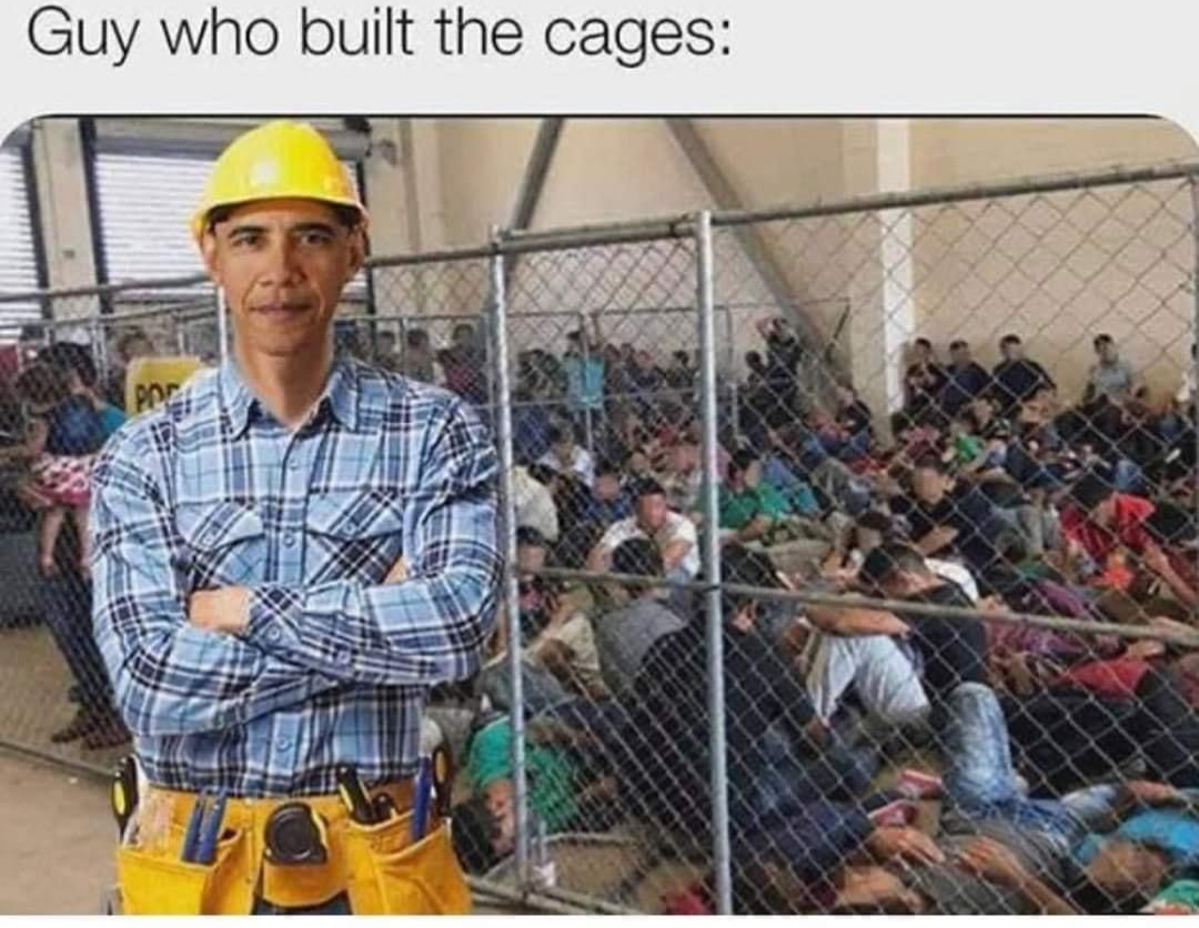 Obie kids in cages Blank Meme Template