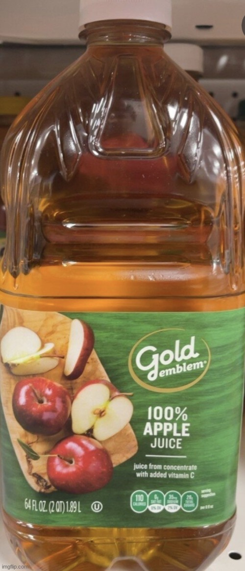 Gold emblem Apple juice | image tagged in gold emblem apple juice | made w/ Imgflip meme maker